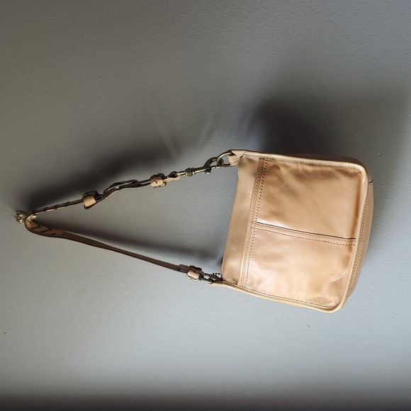 Tan Coach Shoulder Bag Purse - Picture 9 of 17